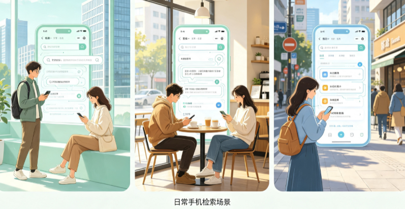 嫩江县普通人日常手机使用场景拆解：GEO 与 AI 优化如何改变信息检索体验