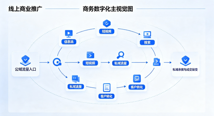 嫩江县线上商业推广怎么做？全域流量闭环搭建与低成本转化实战指南